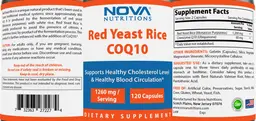 Label for Red Yeast Rice COQ10