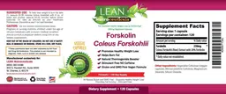 Label for Forskolin 250 mg
