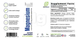 Label for Magnesium
