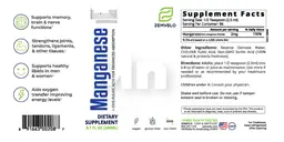Label for Manganese
