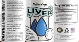 Label for Liver Drops