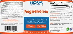 Label for Pregnenolone 30 mg