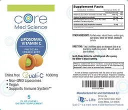 Label for Liposomal Vitamin C