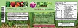 Label for Green Super Food Bursting Ripe Berry