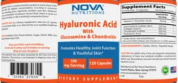 Label for Hyaluronic Acid with Glucosamine & Chondroitin
