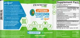 Label for Liposomal Curcumin
