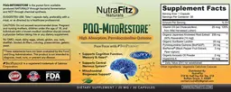 Label for PQQ-MitoRestore