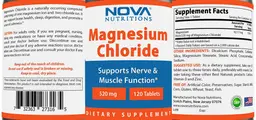Label for Magnesium Chloride 520 mg