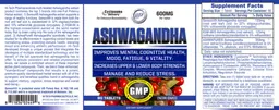 Label for Ashwagandha