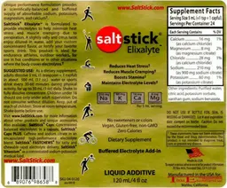 Label for SaltStick Elixalyte