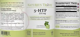 Label for 5-HTP 100 mg