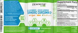 Label for Turmeric Curcumin Q+