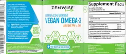 Label for Vegan Omega-3