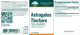 Label for Astragalus Tincture