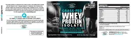 Label for Grass-Fed Whey Protein Isolate Unflavored