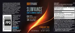 Label for Slimvance Core Slimming Complex