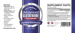 Label for Advanced Glutathione