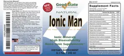 Label for Natural Ionic Man