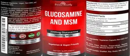 Label for Glucosamine and MSM