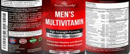 Label for Men's Multivitamin