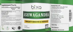 Label for Ashwagandha