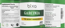 Label for Garcinia
