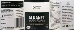 Label for Alkanet Root Powder
