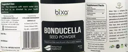 Label for Bonducella Seed Powder
