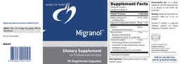 Label for Migranol