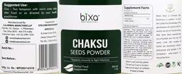 Label for Chaksu Seed Powder