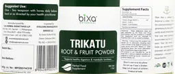 Label for Trikatu Root & Fruit Powder