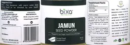Label for Jamun Seed Powder