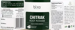 Label for Chitrak Root Powder