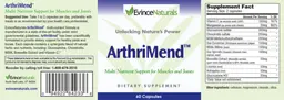 Label for ArthriMend