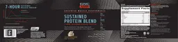 Label for Sustained Protein Blend Chocolate Milkshake