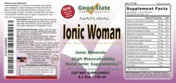 Label for Ionic Woman
