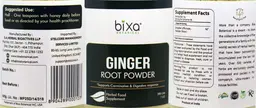 Label for Ginger Root Powder