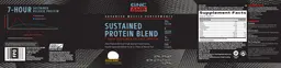 Label for Sustained Protein Blend Glazed Donut