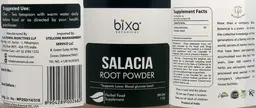 Label for Salacia Root Powder