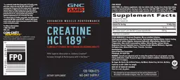 Label for Creatine HCl 189
