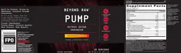 Label for Pump Orange Mango
