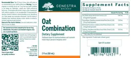 Label for Oat Combination