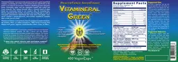 Label for Vitamineral Green