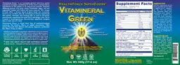 Label for Vitamineral Green