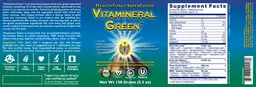 Label for Vitamineral Green