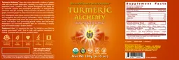 Label for Turmeric Alchemy