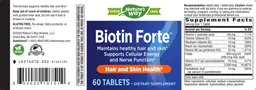 Label for Biotin Forte