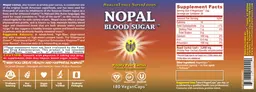 Label for Nopal Blood Sugar