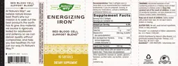 Label for Energizing Iron