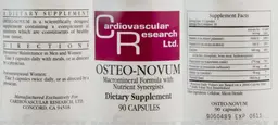 Label for Osteo-Novum
